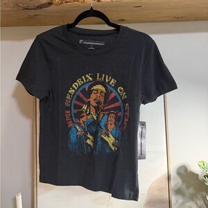 NWT Prince Peter Collection Black Jimi Hendrix Graphic Tee